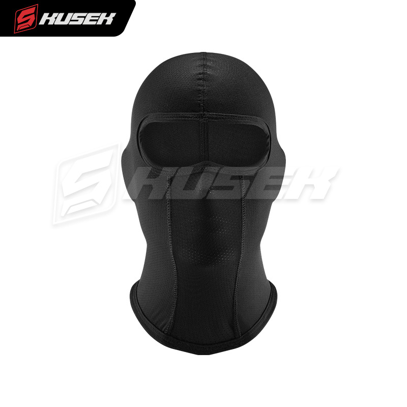 KUSEK motocicleta motocicleta cubierta de protección solar verano deportivo al aire libre coche eléctrico respirado a prueba de viento máscara facial completa