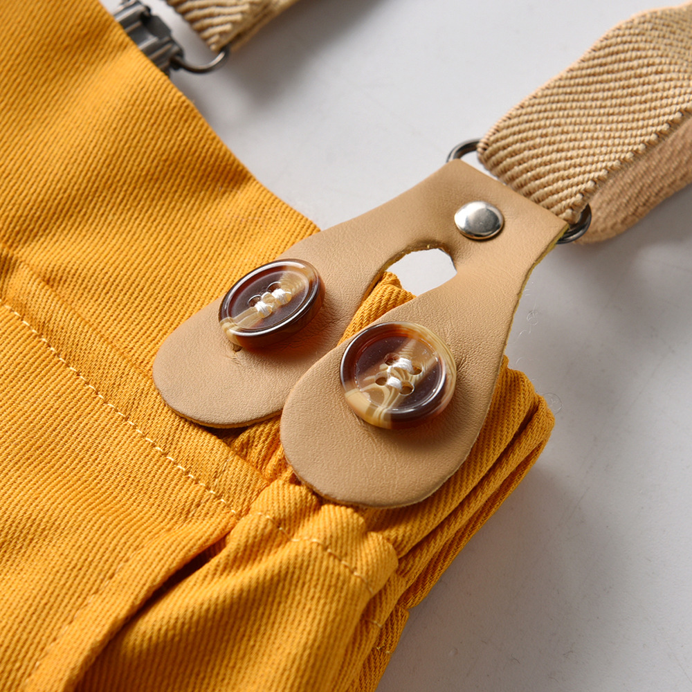 Mother & Kids children's suits boys short-sleeved printed shirt overalls bow tie beach style cross-border children's dress wholesale_voghion.com