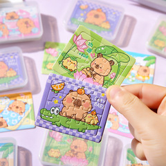 漫画のミニの小さいジグソーパズルの吉伊の箱の5枚は子供の益智のDIYのつづり合わせの板の幼稚園の贈り物の卸売りに入ります。