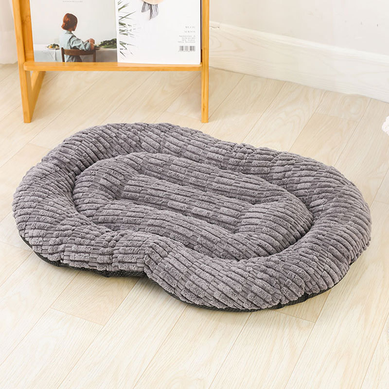 Biscuit perrera de pana de invierno gato estera de dormir antideslizante estera de perro caliente cama transfronteriza perro alfombra multicolor