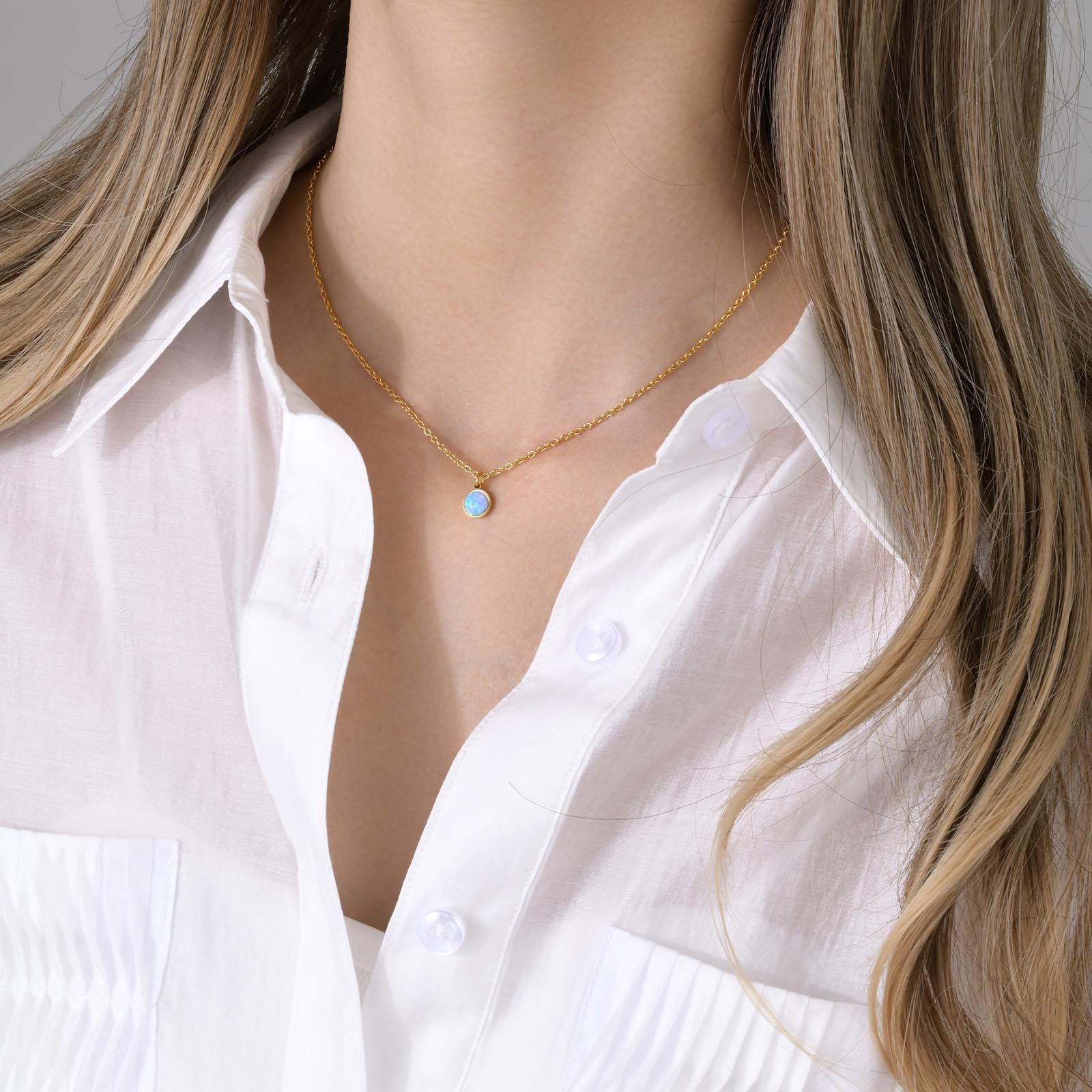 Fashion Geometric Titanium Steel Plating Pendant Necklace 1 Piece