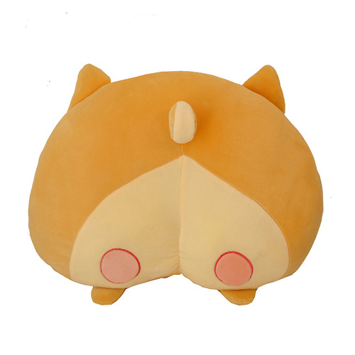 Cute creative internet celebrity corgi butt pillow creative plush cushion toy doll sleeping girl gift wholesale