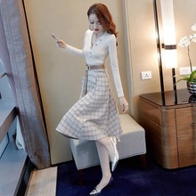 小香风春秋套装裙女秋季新款秋装时尚网红洋气成熟两件套初秋