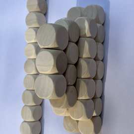 跨境现货20mm骰子10个/20个30个50个/包空白DIY涂鸦游戏桌游玩具