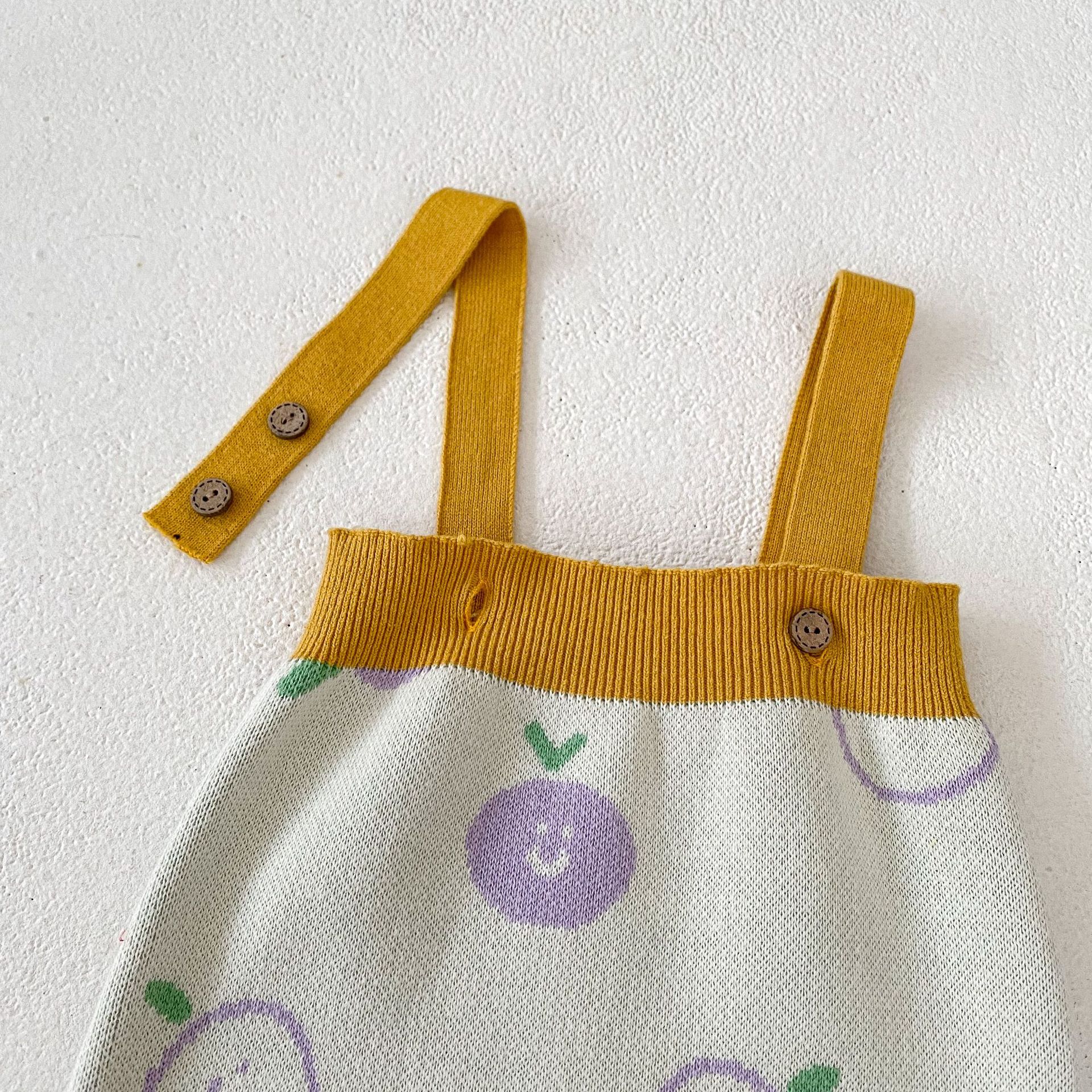 Ensemble pull bébé deux pièces en tricot jacquard pour garçons et filles de 0 à 3 ans, vêtements d'automne 2024_voghion.com