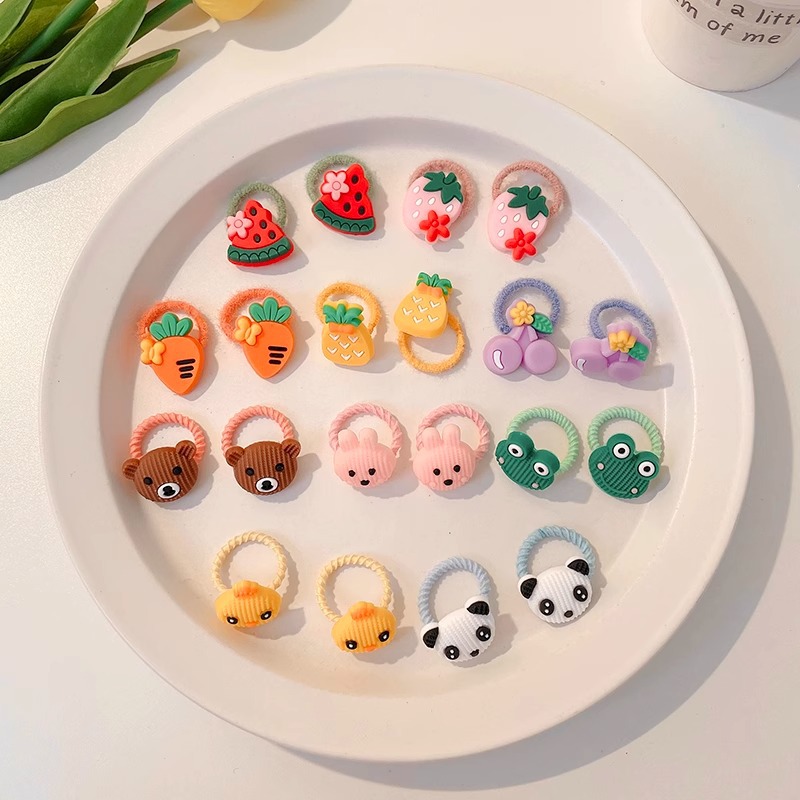 La cuerda del lazo del pelo del bebé la banda del pelo del pulgar de los niños tocado cuerda del pelo del bebé la niña no duele los accesorios del pelo de las muchachas de la banda de goma del pelo