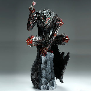Sword wind legend Berserker Gus L battle damage dyed blood version hand-made model statue