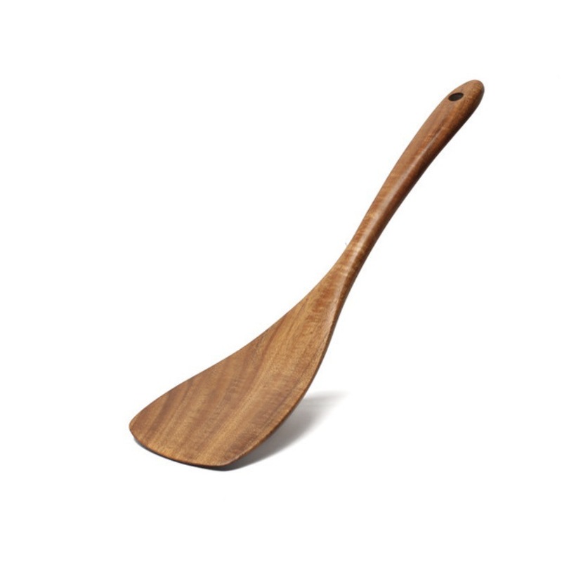 【PLUS限定】アカシア材スパチュラ 家庭用長柄木製スパチュラ 木製キッチン用品 ライススプーン 木製スプーン ノンスティック調理用|undefined