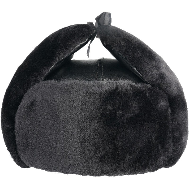 Casco de algodón de invierno a prueba de frío, calor y grueso de peluche largo al aire libre, calentamiento del sitio de construcción, electricidad, protección contra golpes, gorra de rayos