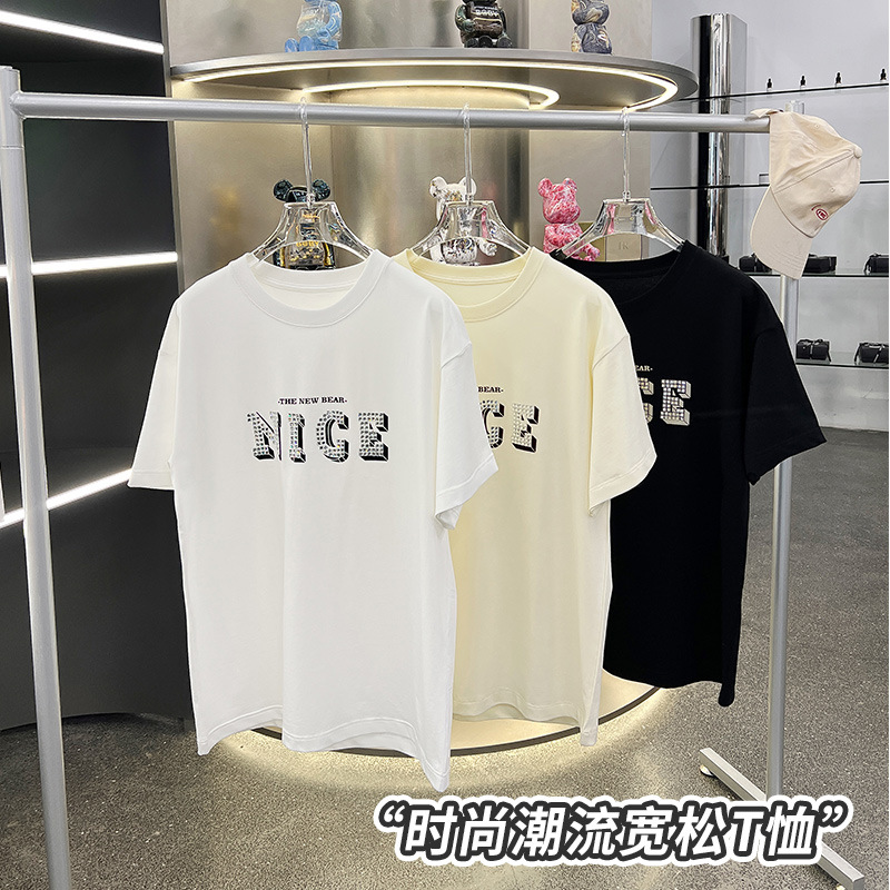 Fashionable trend comfortable cotton short sleeve T-shirt