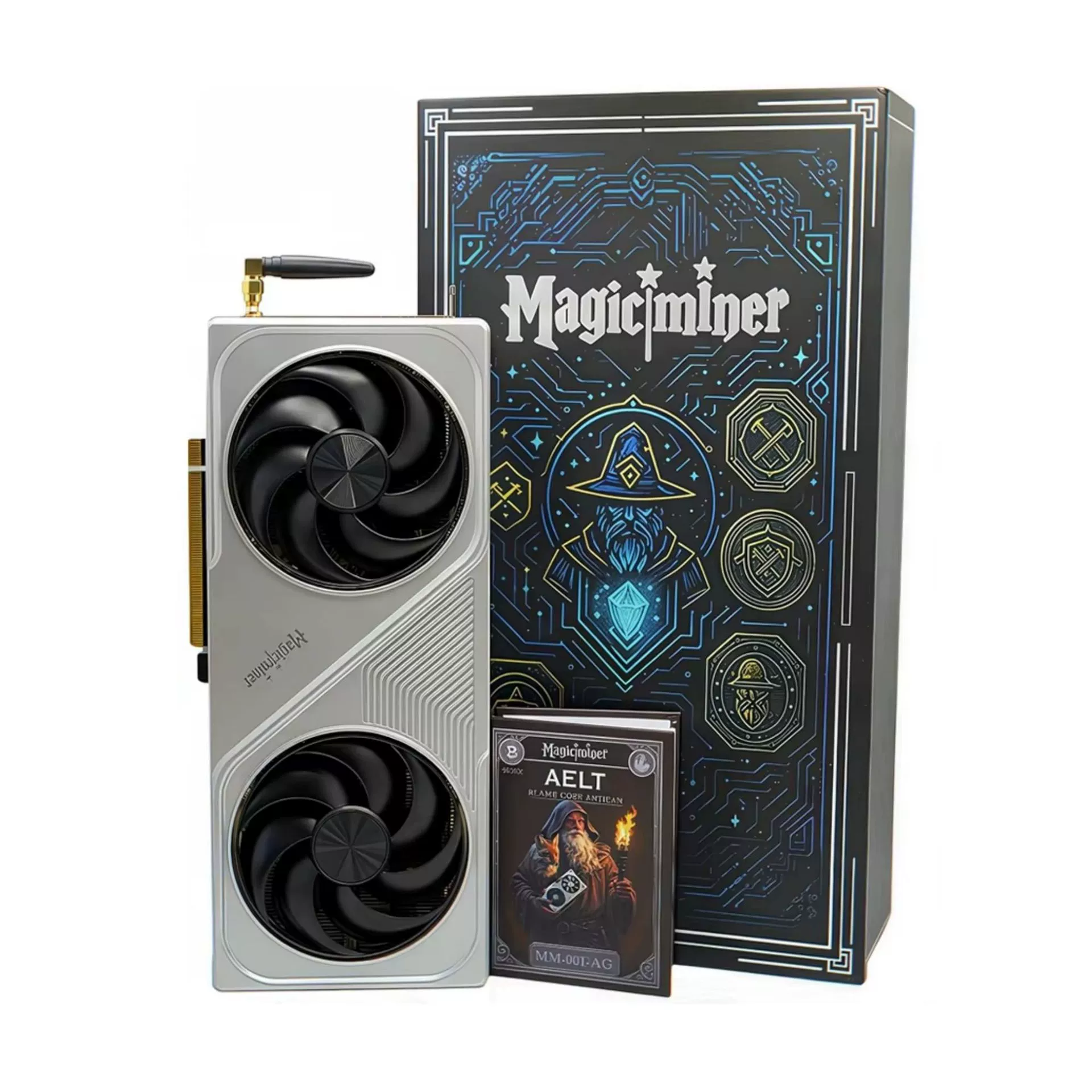MagicMinerBG02GPUBTC лотерейный аппарат 150W низкое энергопотребление 7T вычислительная мощность домашняя бесшумная лотерейная машина киберспорт
