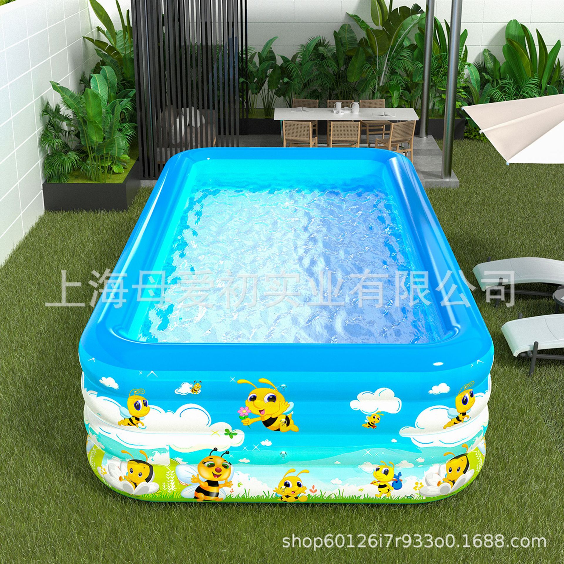 inflatable travel handheld folding swimming pool PVC for baby