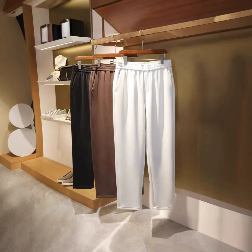 Итальянские роскошные повседневные спортивные штаны серии Z 2024, весенние новые мужские уличные модальные смешанные трикотажные воздушные штаны