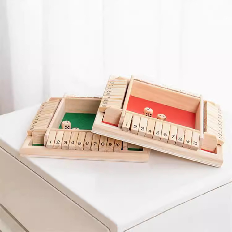 Flip digital transfronterizo, juegos familiares para padres e hijos, fiesta de madera para cuatro personas y multijugador, divertidos juguetes educativos de escritorio