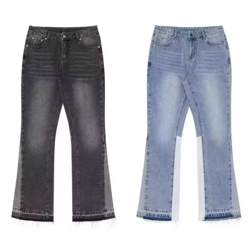 Gallerydept Vintage Distressed Tassel 507 Style Jeans High Street Straight Wide-Leg Pants for Men with Slight Flare Gallerydept Vintage Distressed Tassel 507 Style Jeans High Street Straight Wide-Leg Pants for Men with Slight Flare