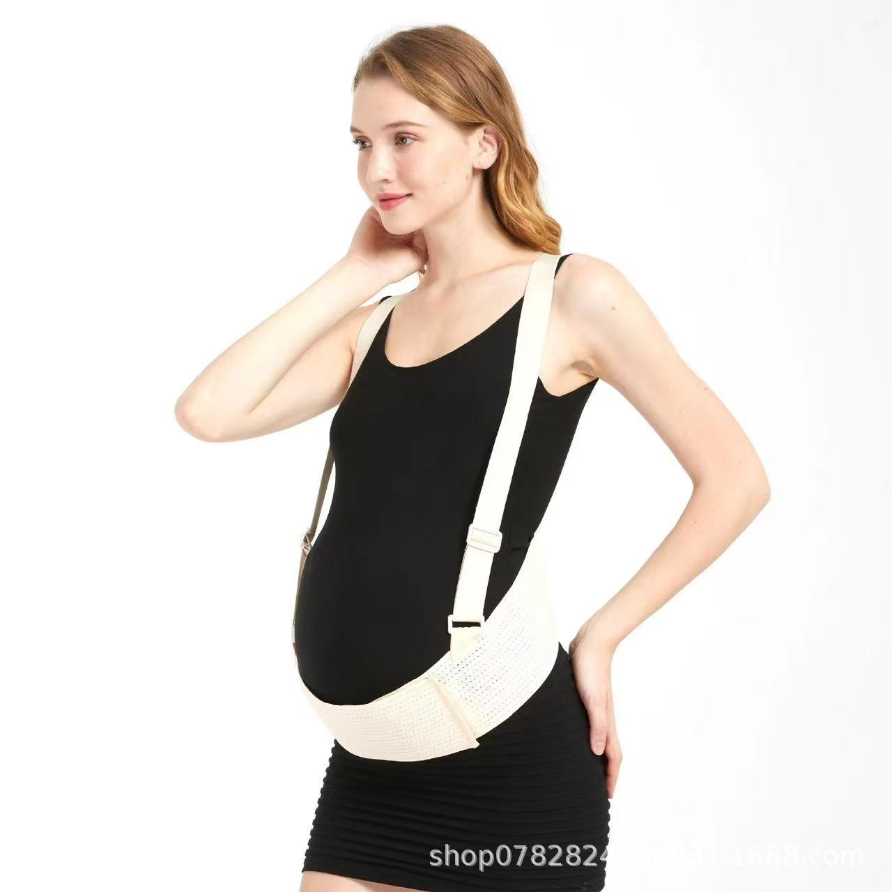 Cross-Border Abdominal Support Belt with Straps, Breathable Maternity Waist Support Belt, Prenatal Abdominal Support Belt, Maternity Waist Support Belt, Abdominal Compression Belt