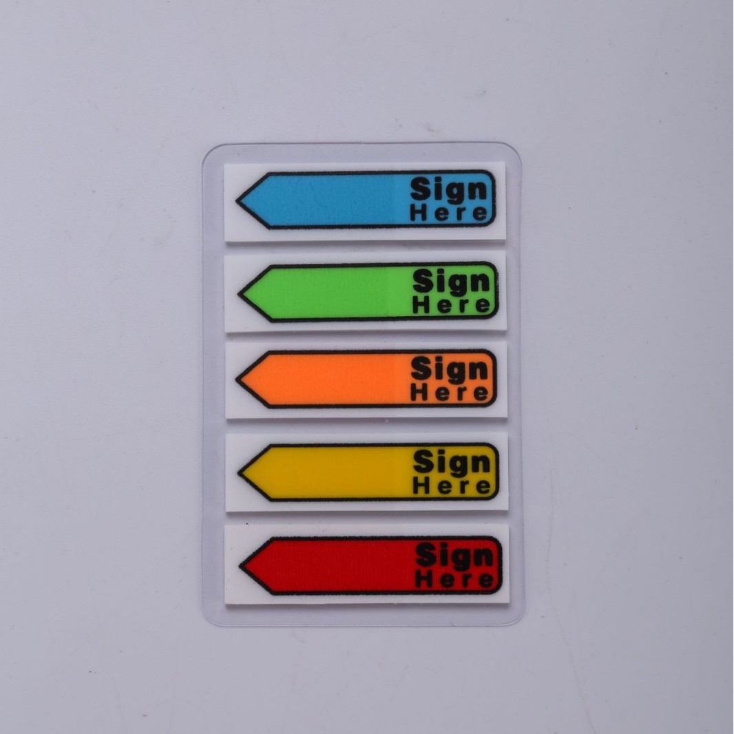 5가지 색상 여기서 서명하세요(단일 드로우)