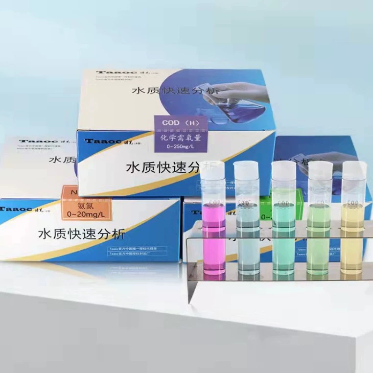 COD Аммиак Азот Общий Фосфор Общий Азот Нитраты Тяжелые Металлы Ионы Качество Воды Набор для Быстрого Тестирования Колориметрические Трубки