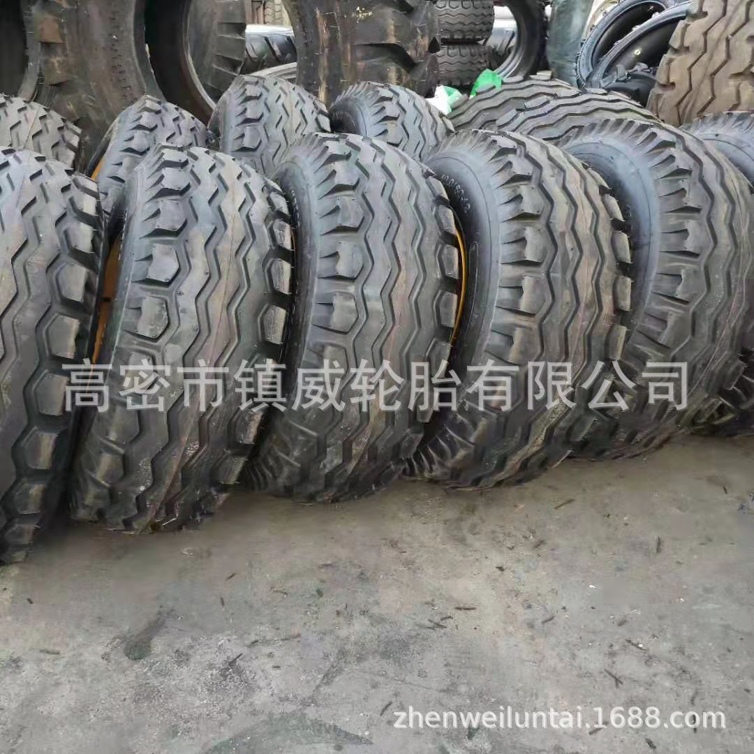 水曲花纹农机具轮胎 10.0/80-12 联合收割机轮胎 配钢圈