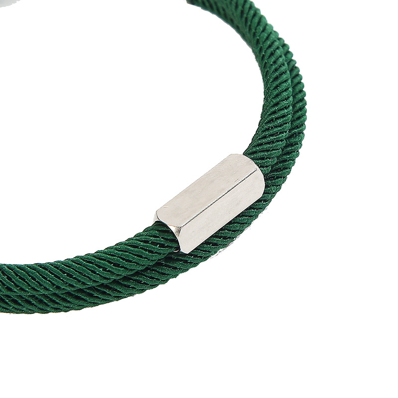 Nihaojewelry wholesale jewelry new stainless steel lettering alloy heart magnet bracelets