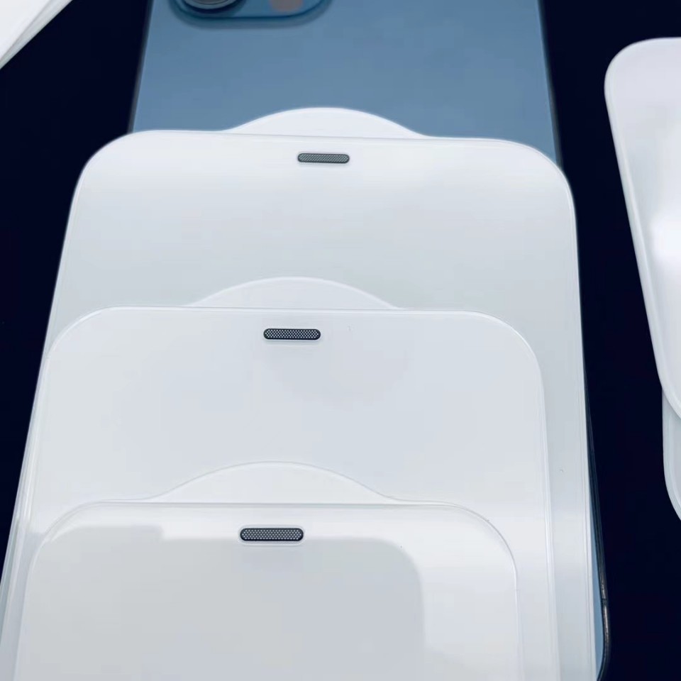 Aplicable a Apple 14 totalmente transparente Pantalla de polvo película templada iphone12/13 película protectora de pantalla completa 11pro/XR/XS