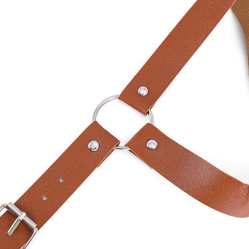 Amazon Bestseller Harajuku Retro Street Dance Harness Erotic Sm Bondage Belt Women's Decorative Versatile Pu Leather Belt