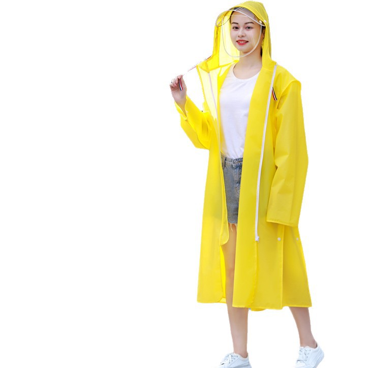 Nuevo impermeable largo de cuerpo completo impermeable Eléctrico Autopropulsado batería coche montar solo hombres y mujeres moda abrigo poncho