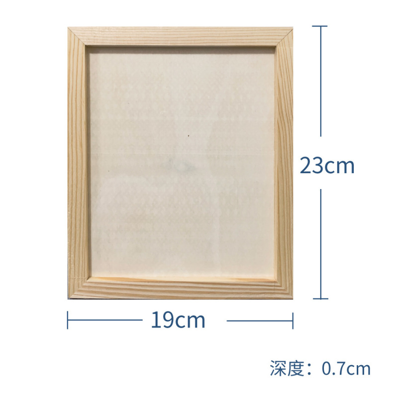 粘土額縁松材超軽量粘土無垢材子供 DIY 手作りクリエイティブカラー泥フォトフレームディスプレイフレーム|undefined