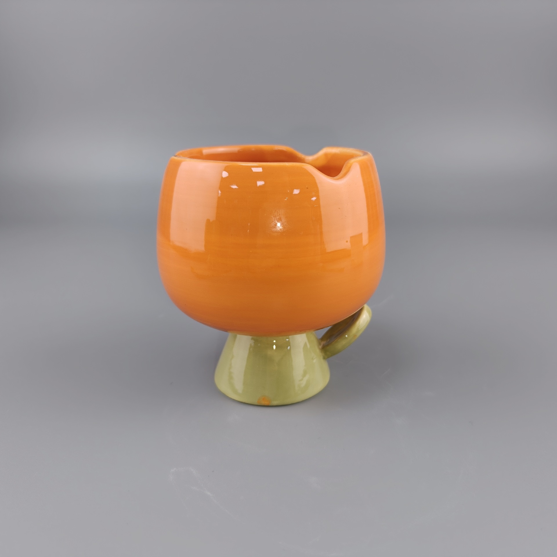 Customizado creativo flor de cera de incienso taza alta fragancia interior simple hecha a mano cerámica cera de soja acompañante regalo