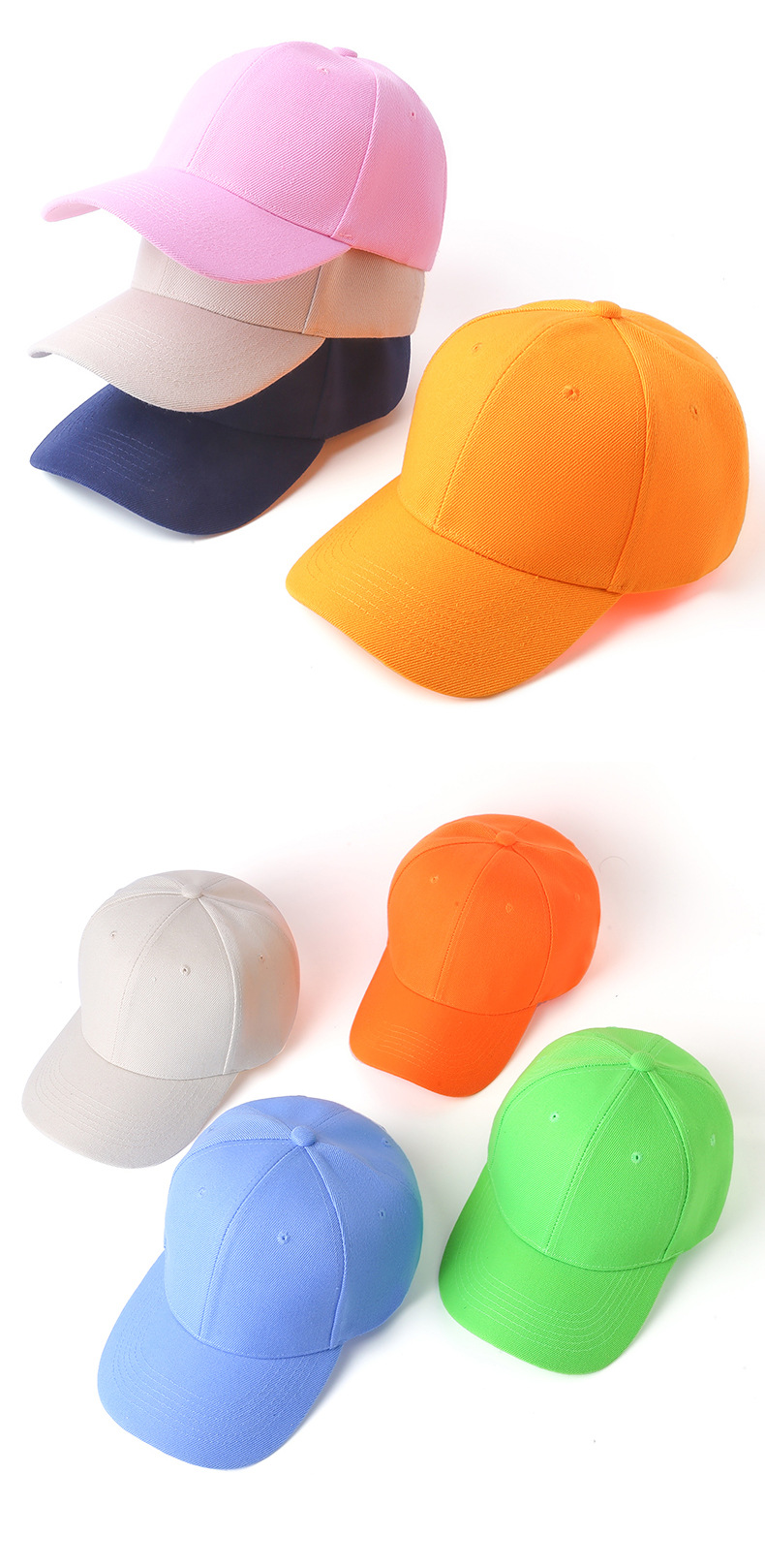 Women's Basic Simple Style Solid Color Curved Eaves Baseball Cap display picture 1