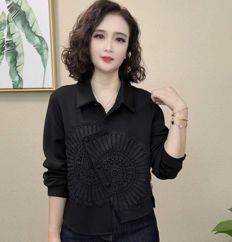 新款气质通勤衬衫女长袖显瘦洋气上衣秋装小衫|undefined