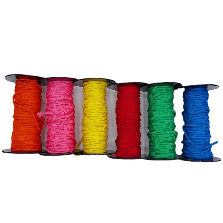 Cuerdas de poliéster cuerdas de trenzado cuerdas de trenzado coloridas cuerdas de polipropileno cuerdas de nylon cuerdas de núcleo cuerdas de trenzado DIY