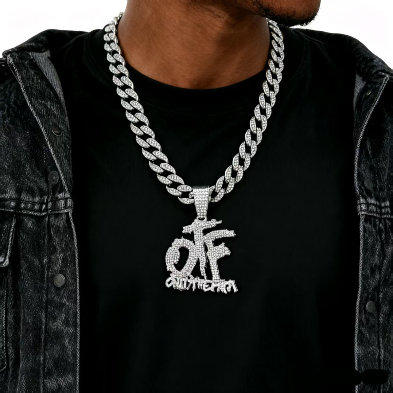 Neon universal pendant hip-hop style with letters for men and women