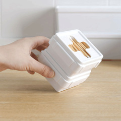 Cross-shaped desktop with lid storage box disposable gloves tissue sorting storage box drawer window miscellaneous storage box