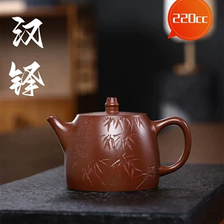 批发宜兴紫玉金砂松趣壶小容量泡茶壶功夫茶具 紫砂壶一件代发