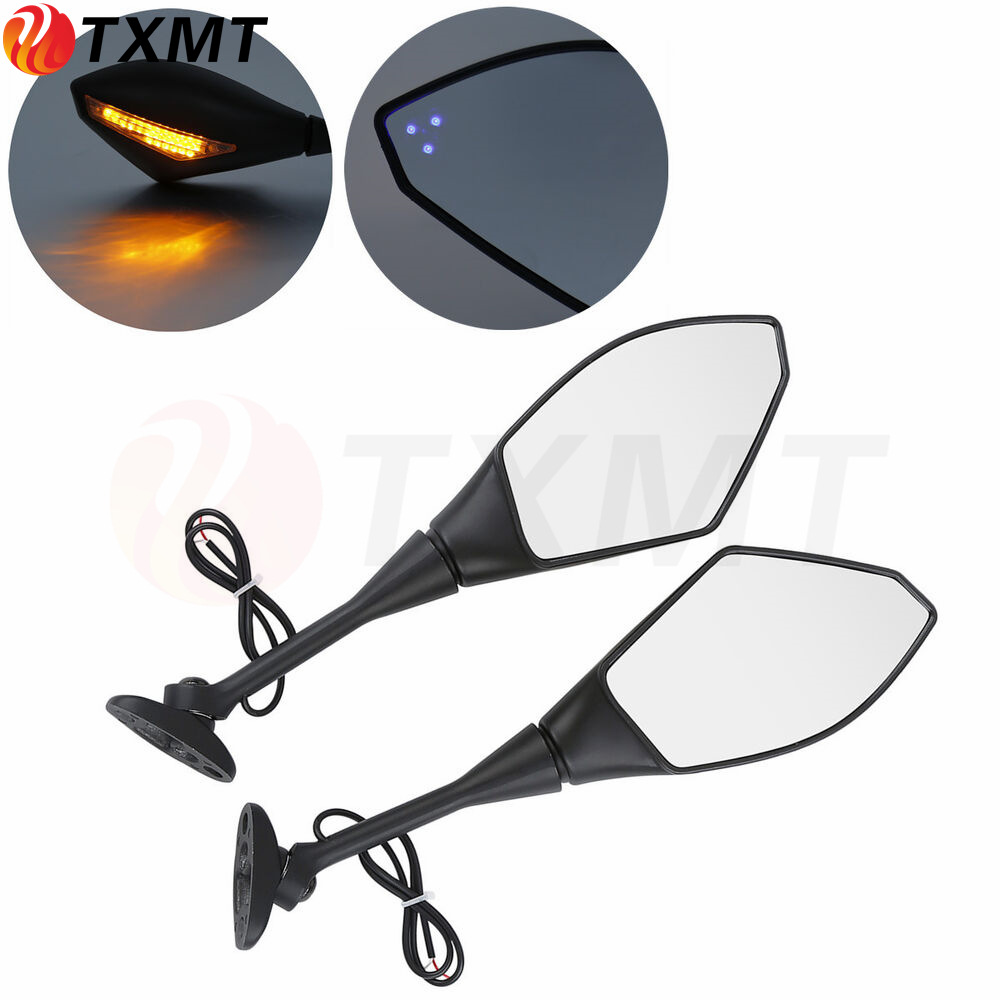 Suitable for Honda CBR600RR CBR1000RR motorcycle modified LED rearview mirror mirror mirror