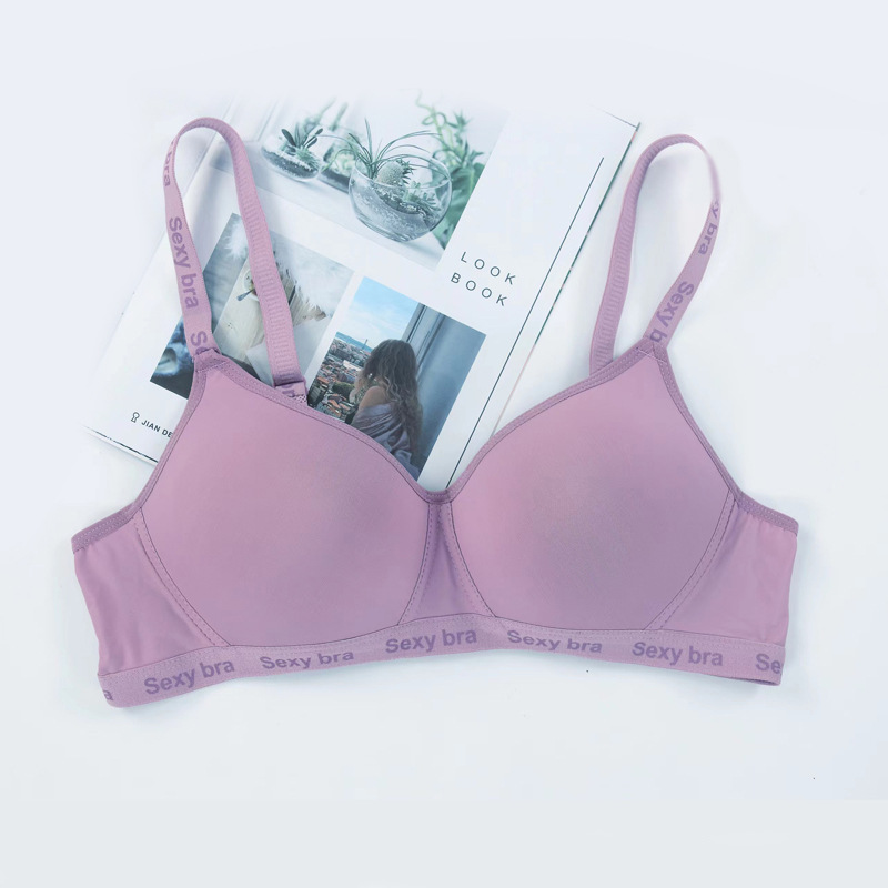 Brillante sin marcas ligero sin anillo de acero sujetador de damas anti-caída soporte para juntar ropa interior cómoda transpirable sudeste asiático