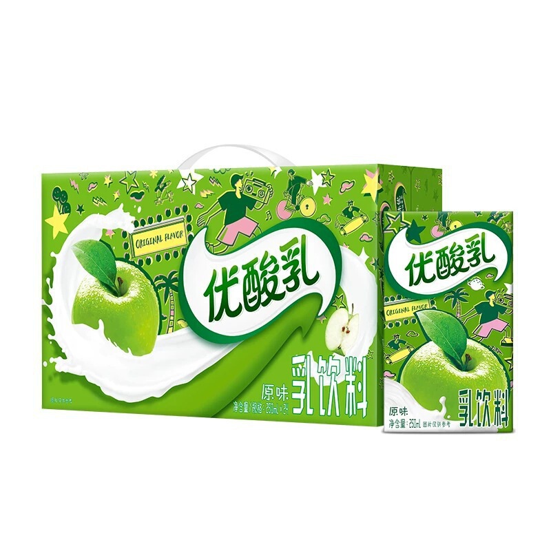 临期热销优酸乳原味250*24盒整箱批学生早餐果粒酸奶饮品酸酸乳|undefined