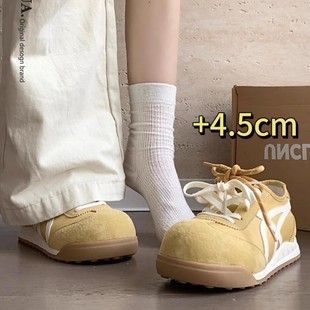 Kapi Ballard Training Shoes Women's 2025 Spring and Summer New Casual Flat Lace-Up Lightweight Sports Forrest Gump Women's Shoes