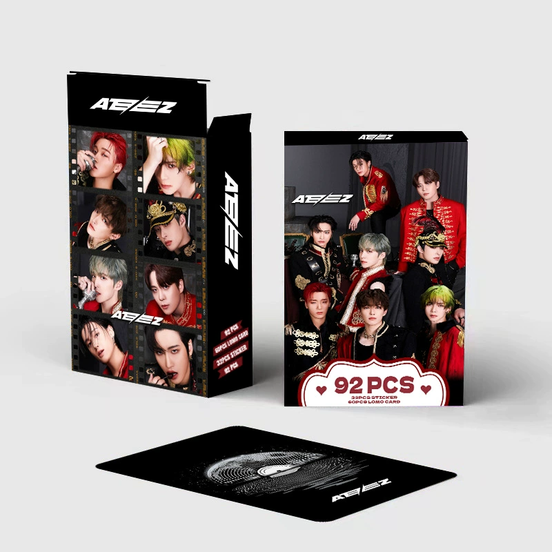 92 LOMO карта ATeez новая специальная двухсторонняя карта набор коллекция фото карта наклейки поддержочная карта