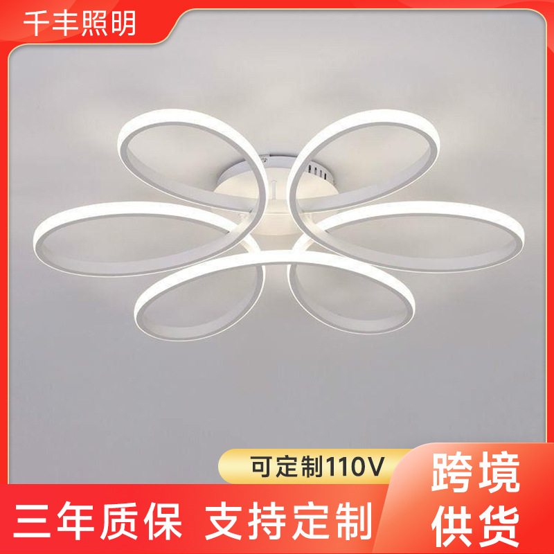 Luz nórdica sala de estar de lujo techo habitación personalizada forma de nudo chino dormitorio Super brillante oro comedor techo lámparas colgantes