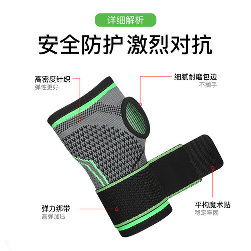 Kensallo Outdoor Sports Adult Weightlifting Fitness Wrist Guards Pressurized Breathable Palm Guards Knitted Hand Guards Wholesale