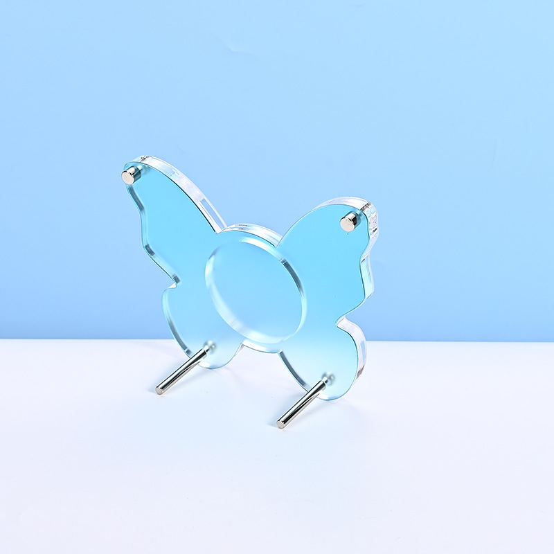Acrylic badge, stand, removable storage system, (Physicals)