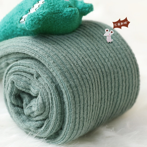 Children's scarf autumn and winter knitted warm thick quilted baby scarf cute cartoon animals cute