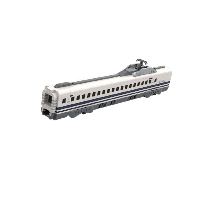 Modelo de vagón de tren con bloques de construcción_voghion.com