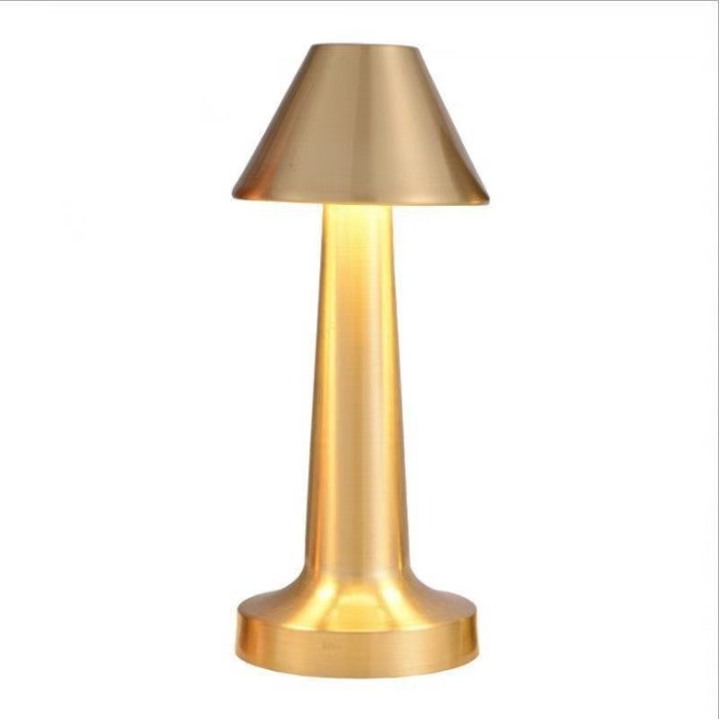 Lámpara de Mesa Táctil Mancuerna, Recargable, para Bar, Dormitorio y Camping