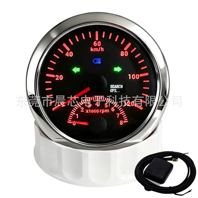 85mm motosiklet GPS odometri və avtomobil taxometri sürətölçən iki-birində alət
