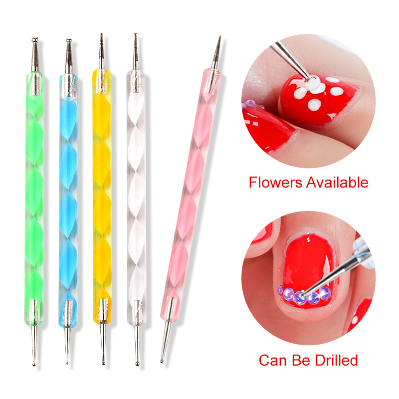 Manicure principiantes Crystal Unas Set Polvo de cristal blanco transparente Set de polvo de 12 colores de polvo de brillo de uñas francesas Yanxi