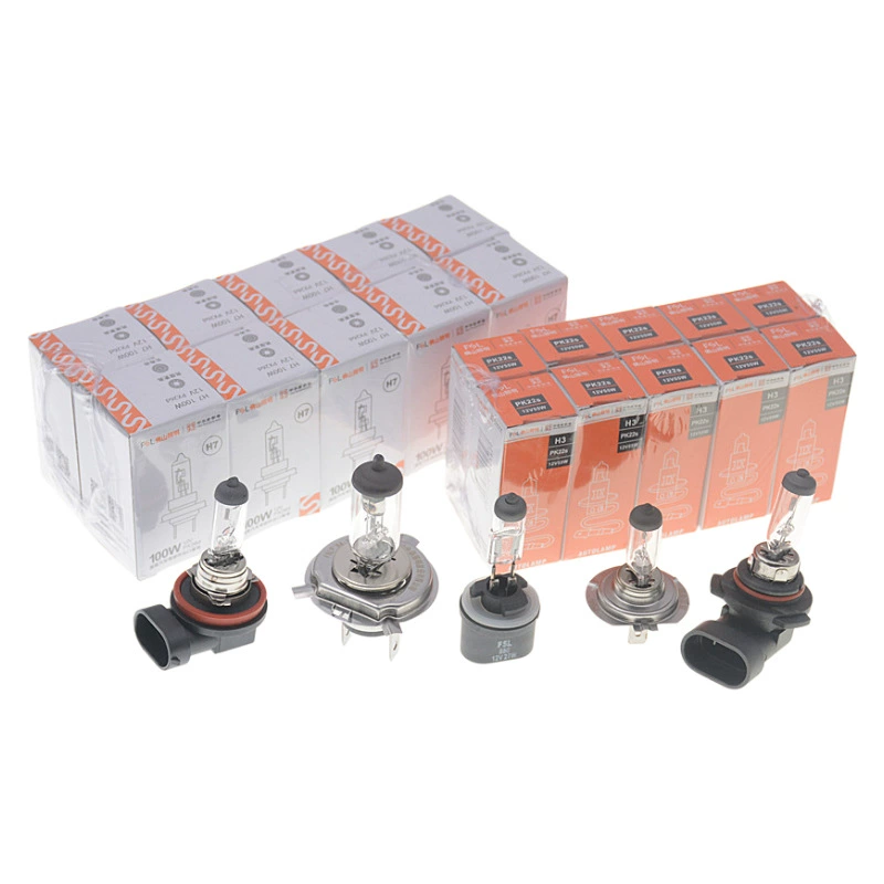 佛山照明 Car light bulb halogen H1H3H4H7 H11 H11 H11 HB3 12V 24V high beam near -light headlight fog light