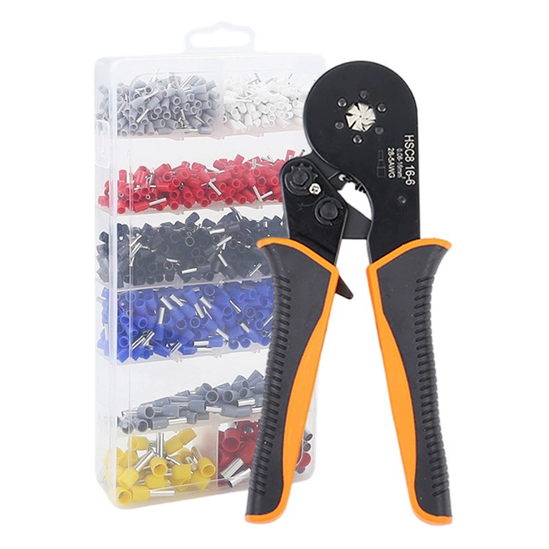 Клещи для обжима HSC8 16-6 саморегулирующиеся Клещи для обжима трубчатого типа игольчатые клещи медная латунь 0,08-16 мм